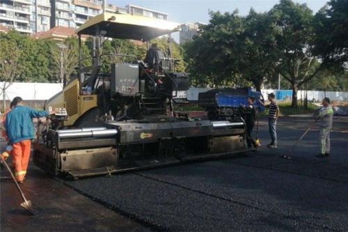 沥青试验路铺筑流程